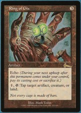 Ring of Gix Urza's Legacy NM Artifact Rare MAGIC MTG CARD (ID# 233228) ABUGames