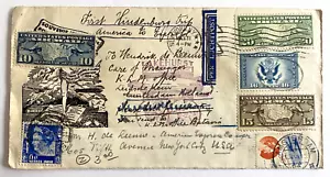 Hindenburg NY ad Amsterdam Consegna Speciale 16 Francoforte Hong Kong 1936 - Foto 1 di 8