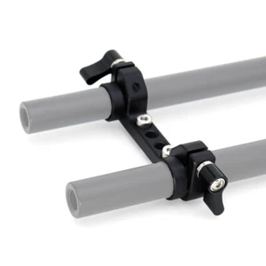 Universal 15mm Double Rod Bracket with ARRI Pin for DSLR Top Handle Articulating - Picture 1 of 9