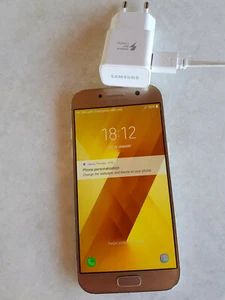 SAMSUNG GALAXY Α5 2017 SIM GOLD 32 GB CAMERA 16 ΜΡ - Afbeelding 1 van 3