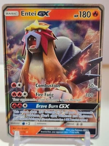 POKEMON Entei GX Ultra Rare 10/73 Sun Moon Shining Legends - Picture 1 of 11