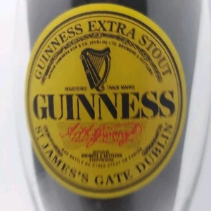 Guinness Extra Stout Tulip Beer Glass Harp St James's Gate Dublin Signature Logo - Picture 1 of 5