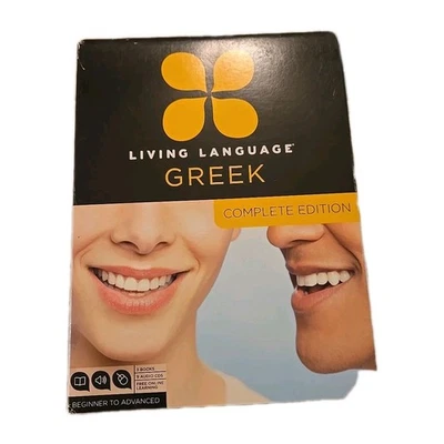 Living Language Greek Complete Edition -Complete CDs And All Books Very Good  - Image 1 of 3