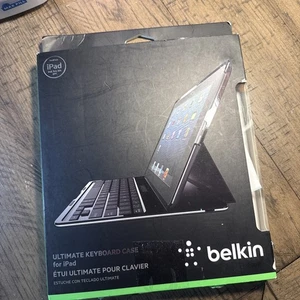 Belkin QODE Ultimate Keyboard & Folio Case for iPad 2nd,3rd,4th Generation Black - Picture 1 of 2