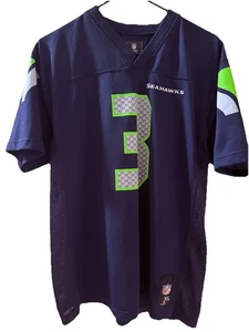 Seattle Seahawks #3 Russel Wilson NFL Team Apparel Youth Jersey Size XL 18-20 - Picture 1 of 4