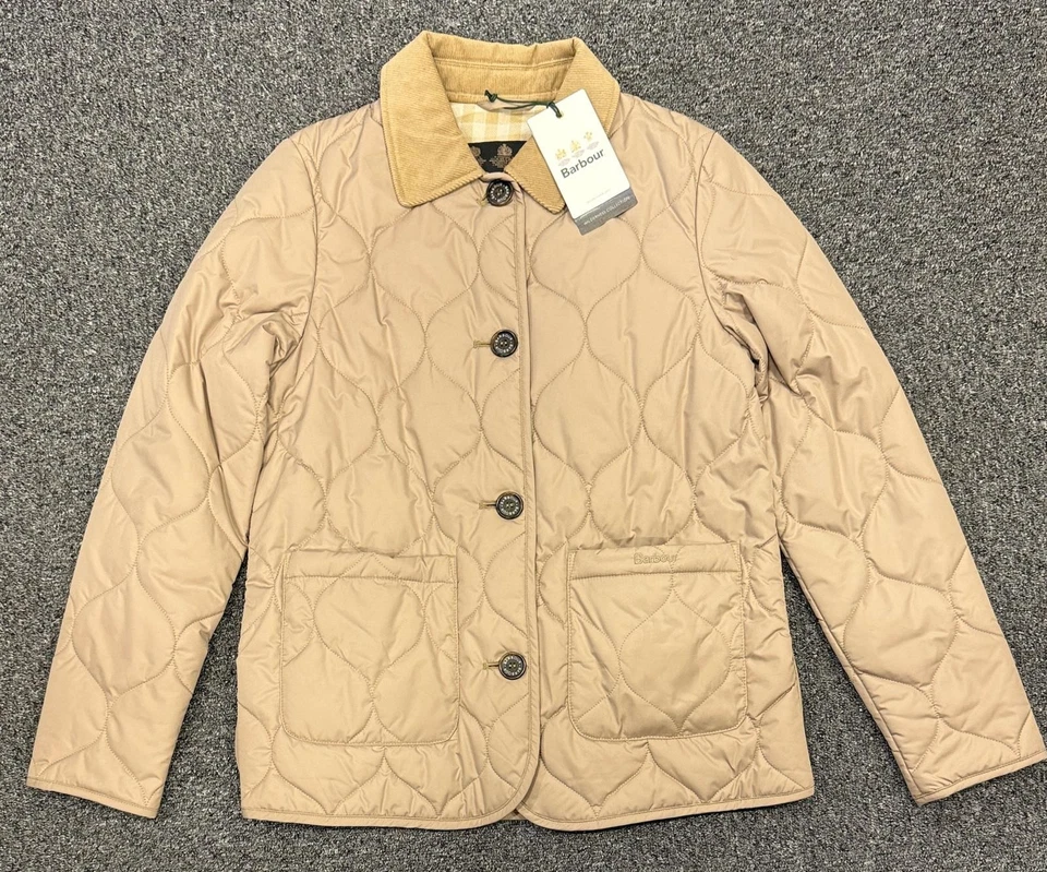 Barbour Ember Corduroy Collar Quilted Jacket Wilderness Collection - Image 1 of 1