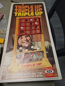 Vintage Ideal Triple Up Board Family Game 1977 Complete - Picture 1 of 13