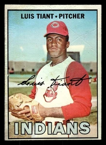1967 Topps - Luis Tiant #377 POOR CREASED - Picture 1 of 2