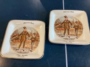 SOUVENIR NOVA SCOTIA MICAWBER SANDLAND WARE, ENGLAND 4X4 INCH PORCELAIN COASTER - Picture 1 of 3