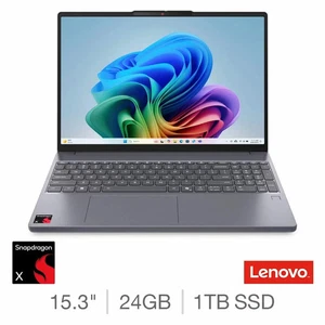 Lenovo IdeaPad Slim 3, Copilot+ PC, Snapdragon X, 24GB RAM, 1TB SSD, 15,3 Zoll L - Bild 1 von 5
