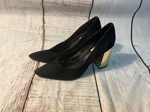 Steve Madden SCHWARZE WILDLEDER-PUMPS GRÖSSE 7,5 - Bild 1 von 9