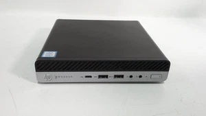 HP ProDesk 600 G5 Desktop Mini , i5-9500T@ 2.20GHZ 8GB RAM 256GB NVMe NO OS . - Picture 1 of 7
