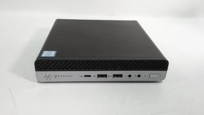 HP ProDesk 600 G5 Desktop Mini , i5-9500T@ 2.20GHZ 8GB RAM 256GB NVMe NO OS . - Image 1 of 4