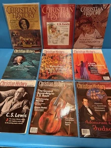 Lot of (8) CHRISTIAN HISTORY and CH & BIOGRAPHY Magazines JESUS, C.S. Lewis etc. - Foto 1 di 11
