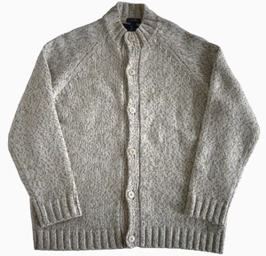 NEW PETER MILLAR STRATHMORE WOOL Blend Knit Cardigan Sweater XL ENGLAND - Picture 1 of 15