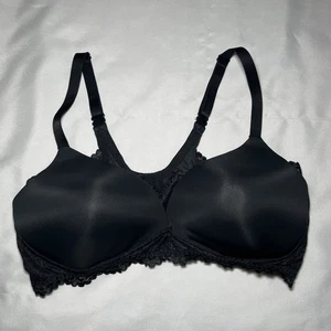 ADORE ME Damen BH 40C schwarz Spitze kabellos Komfort Rückenverschluss verstellbar - Bild 1 von 6