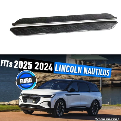 Running Board Fits for Lincoln Nautilus 2024 2025 Side Step Nerf Bar w/brackets - Image 1 of 4