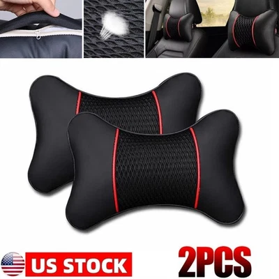 2 PIEZAS Almohada Universal para Cuello de Coche Almohada para Apoyo para Cabezal de Coche Almohada para Reposacabezas Foto 1 de 4