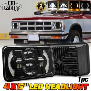 DOT 4x6" LED Headlight DRL Hi/Lo Beam Sealed Fit Chevy C10 S10 K10 Pickup Trucks - Picture 1 of 10