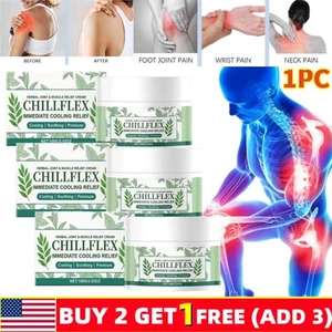 Crema calmante mentol CHILLFLEX actividades articulares en todo el cuerpo 3,5 oz - Imagen 1 de 18