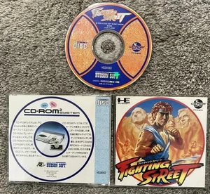 Fighting Street CD ROM PC Engine Japan Import *US Seller* Tested Next Day Ship - Picture 1 of 7