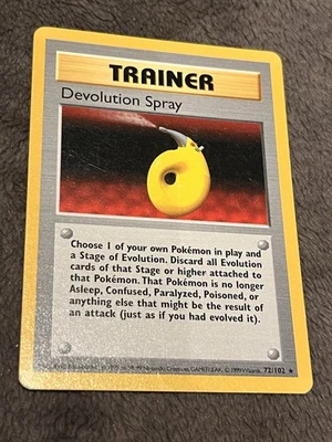 Pokemon - Base Set Devolution Spray 72/102 LP - Image 1 of 2