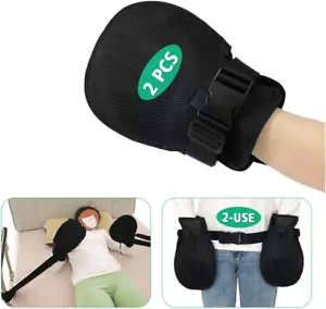 Dementia Safety Mitts - Locking Hand Restraints for Elderly Care, 1 Pair - Picture 1 of 12