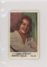 1954 Dutch Gum Serie E June Allyson #80 f5h