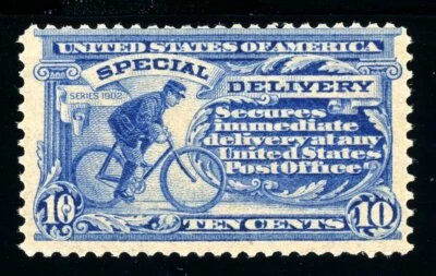 Scott E6 OG MNH VF US 1902 Special Delivery SCV $500 - Image 1 of 2