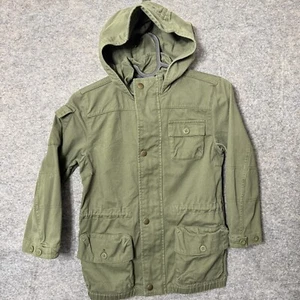 Polo Ralph Lauren Multi Pocket Utility Military Jacket Khaki Green Youth Size 6 - Picture 1 of 11