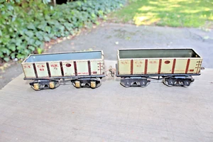 2 Ives Railway Prewar O Gauge #63 Gondola NYC&HC Cars b2 - Picture 1 of 6