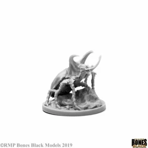 Reaper 44138: Giant Rhino Beetle Bones Black Plastic Miniature - Picture 1 of 5