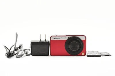 Panasonic Lumix DMC-XS3 Compact Digital Camera Red w/Battery From JAPAN [N.Mint] - Image 1 of 4
