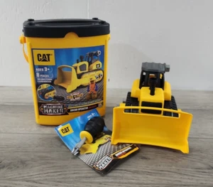 CAT Machine Maker Junior Operator Bulldozer Construction Assembly Kit Complete - Picture 1 of 12