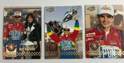 1995 Action Packed Stars #47 #49 #51 Jeff Gordon Card Racing 3 Card - Image 1 of 4