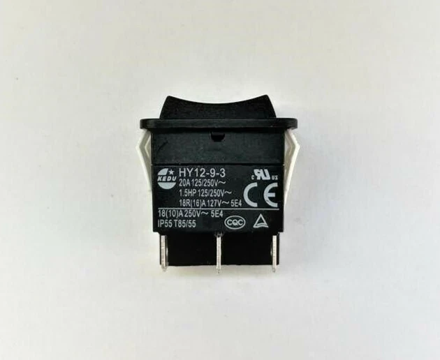 INTERRUTTORE KEDU HY 12-9-3 20A 125/250V A 6 POLI