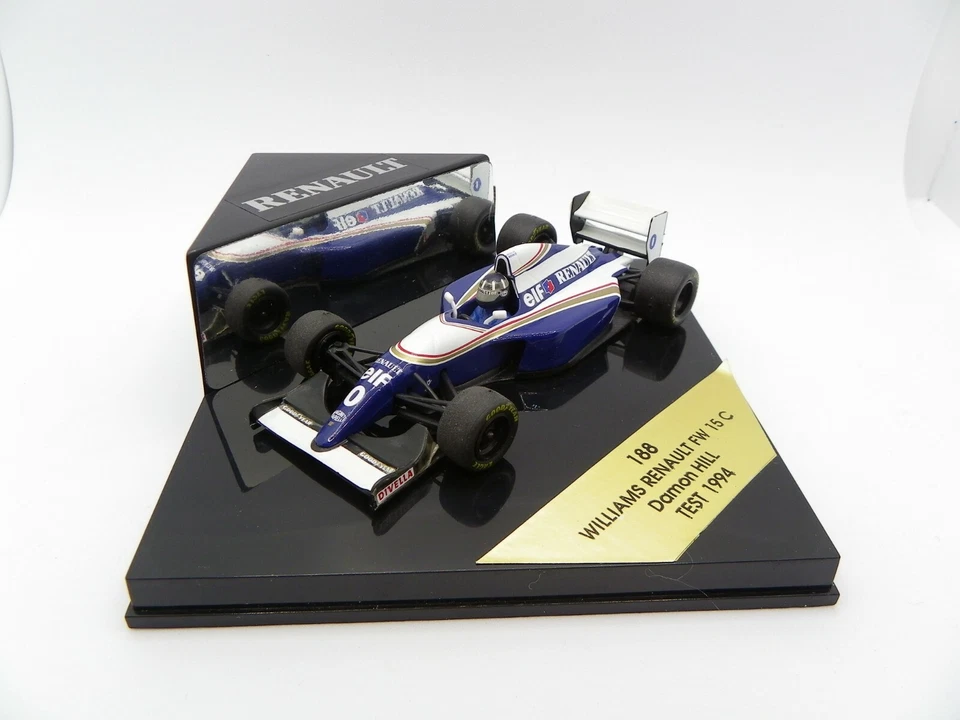 Williams Renault FW15C Damon Hill #0 Test 1994 Onyx 188 1/43 F1 Difetto Scatola - Immagine 1 di 1