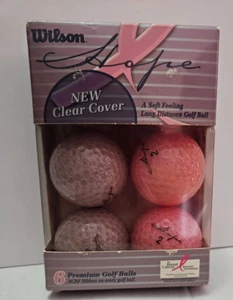 Wilson Hope GOLF BALLS NEW Clear Cover - Picture 1 of 1