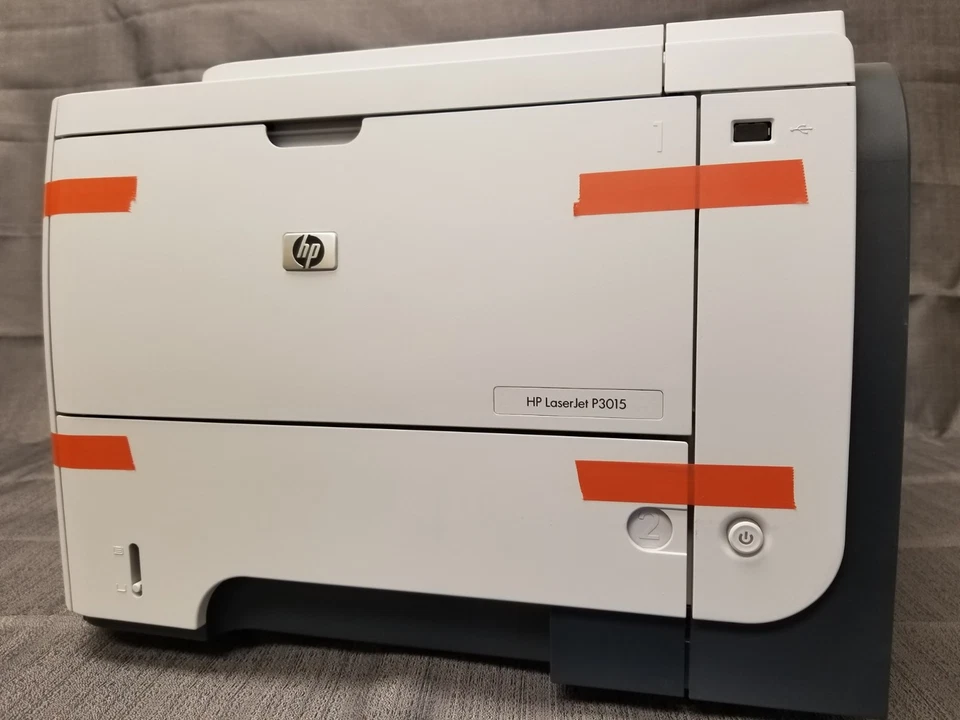 HP LASERJET P3015DN - DEALER RETURN - DUPLEX - NETWORK - WARRANTY - LOW PAGES - Image 1 of 4