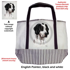 Canvas Tasche - schwarz-weiß Pointer - Bild 1 von 1