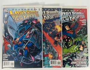 Superman Last Stand of New Krypton #1-3 Complete Series DC 2010 Kubert Perez NM - Picture 1 of 4