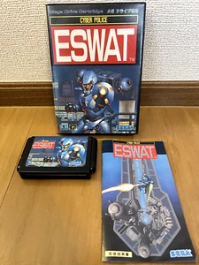 ESWAT Cyber Police Mega Drive Japan (box/manual) - Picture 1 of 16