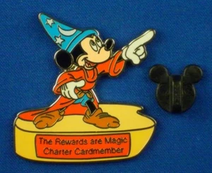 Mickey Mouse Sorcerer The Rewards are Magic Charter Cardmember OC # 23638 - Imagen 1 de 5