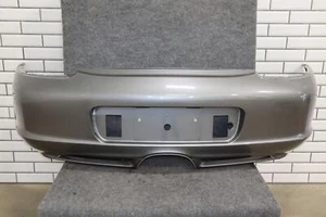 2003-2004 Porsche Boxster Rear OEM Bumper (Seal Gray Metallic L6B4) Impact Marks - Picture 1 of 24