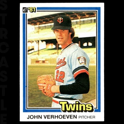 1981 Donruss - John Verhoeven #564 Minnesota Twins ⚾ Baseball Card - Image 1 of 3