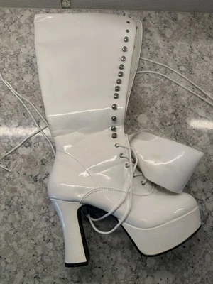 BOTAS de Halloween para mujer talla 9 FUNTASMA EXOTICA 2020 plataforma Go Go  Foto 1 de 4