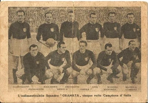 L'indimenticabile Squadra "GRANATA"cinque volte Campione d'Italia CARTOLINA - Foto 1 di 2