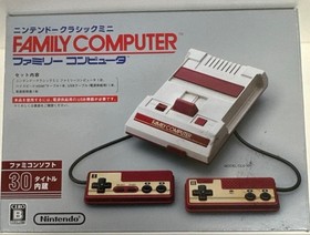 Nintendo Classic Mini Family Computer console Red White USED Japan Free Shipping