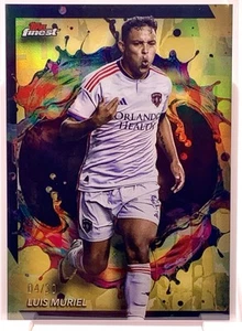 Luis Muriel 2024 Topps Finest MLS Rare Gold # /30 Orlando City SC - Picture 1 of 2