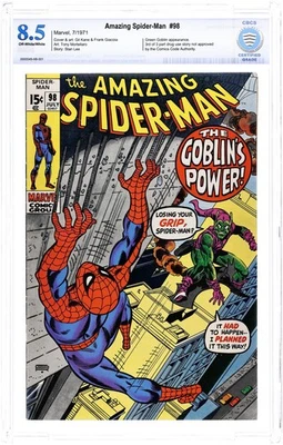 Amazing Spider-Man #98 CBCS 8.5 1971 0000549-AB-001 - Image 1 of 2
